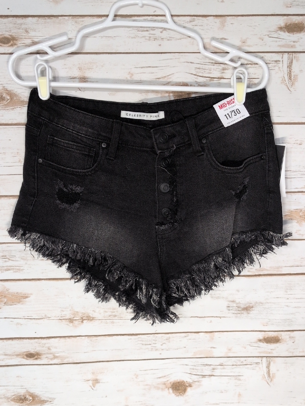 Celebrity Pink Mid-Rise Shorts